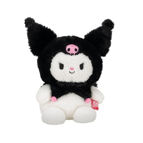 BumBumz 7.5-Inch Classic Kuromi Plush - Sanrio Collectible Beanbag Toy by Jazwares