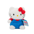 BumBumz 7.5-Inch Hello Kitty Plush – Classic Blue Overalls, Officially Licensed Sanrio Collectible