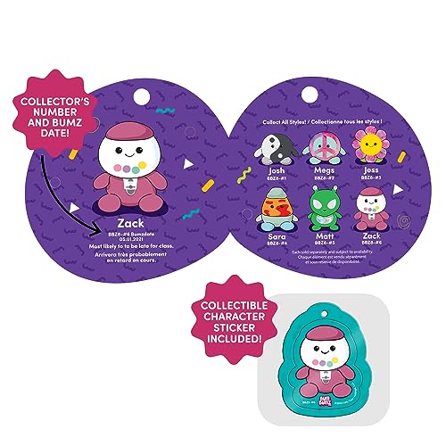 BumBumz GroovyBumz 5-Pack – 4.5-Inch Collectible Plush Toys (Disco Ball Demi, Groovy Flower Faye, Van Vance, Guitar Giovanni, Peace Sign Fingers Petra)