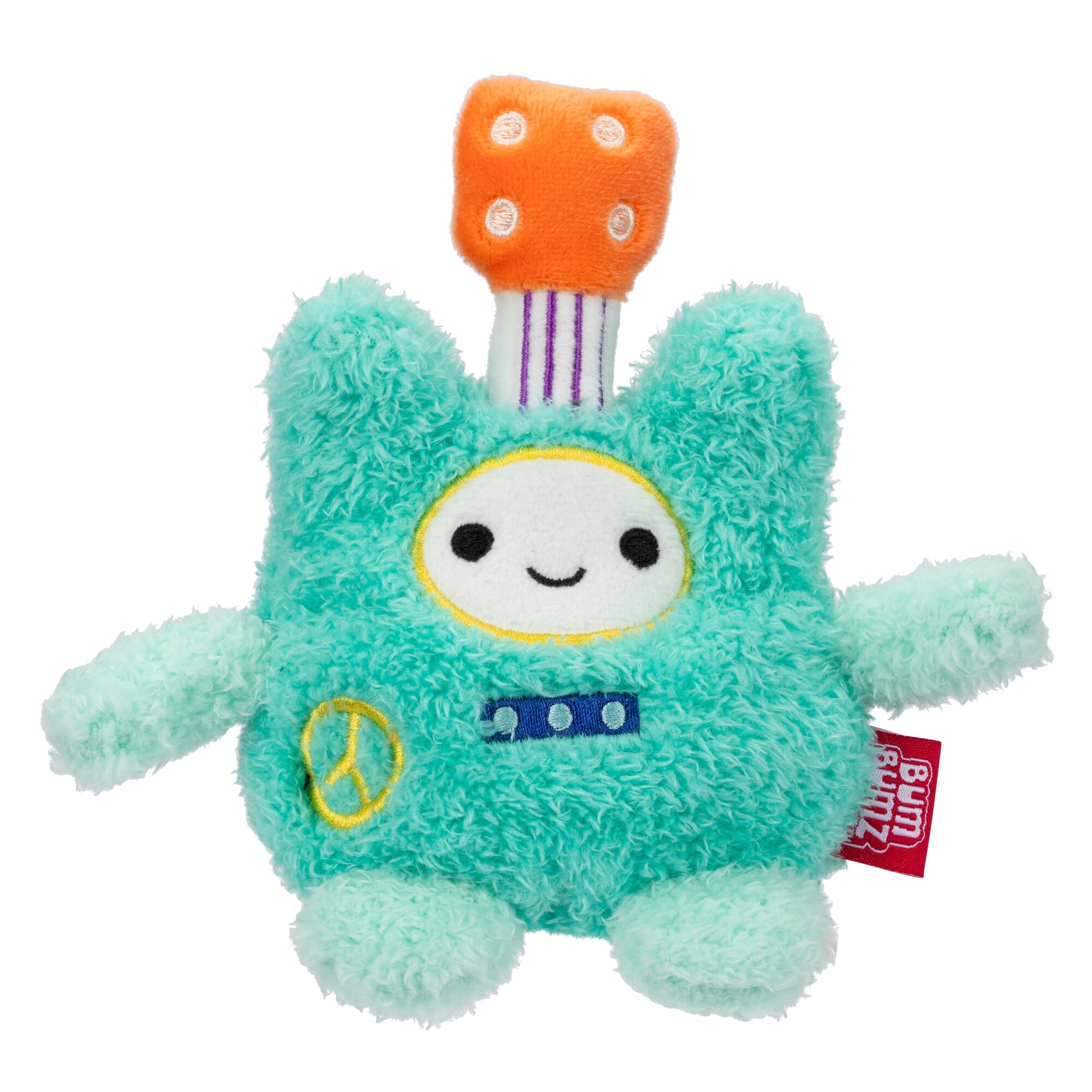 BumBumz GroovyBumz 5-Pack – 4.5-Inch Collectible Plush Toys (Disco Ball Demi, Groovy Flower Faye, Van Vance, Guitar Giovanni, Peace Sign Fingers Petra)