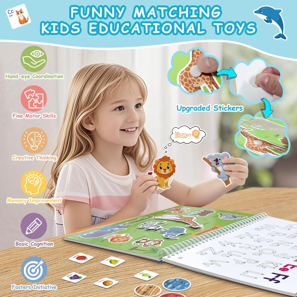 Busy Book for Toddlers: 36 Themes Preschool Learning Activities, Travel Toys for Kids Ages 3+