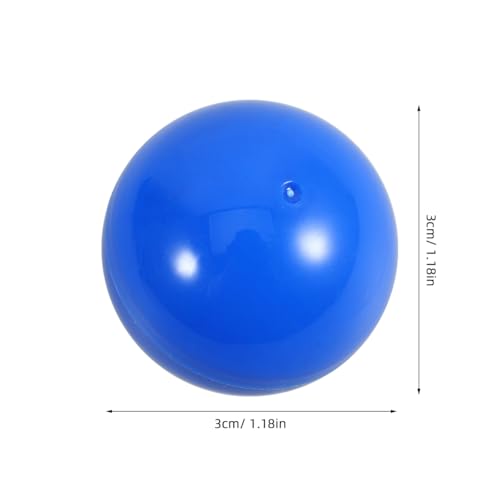 Cabilock 50-Piece Blue Plastic Bingo Balls - 3cm Openable Raffle Balls for Parties, Bingo, and Games