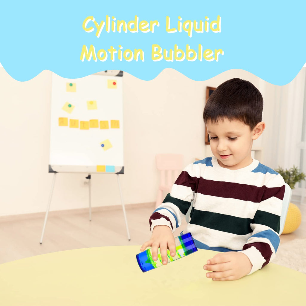 CAILINK Liquid Motion Bubbler – Cylinder Timer for Sensory Play and Relaxation