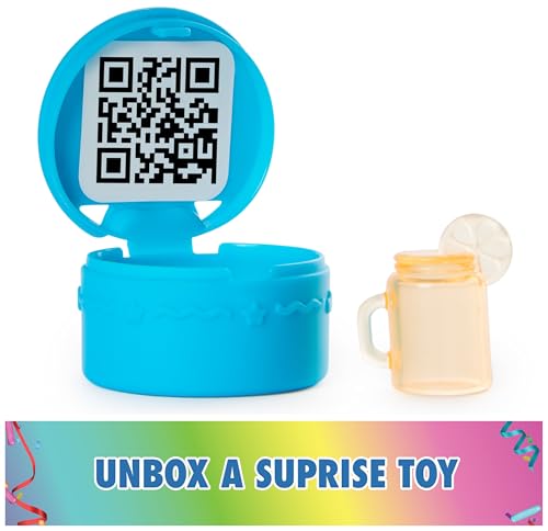 Cakey’s Fruit Smoothie Balcony Playset – 8-Piece Gabby's Dollhouse Toy with Surprise Mason Jar