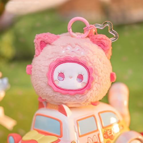 CALEMBOU Emma Rua Rua Zoo Series Plush Blind Box – 4-Inch Mystery Keychain Charm for Collectors