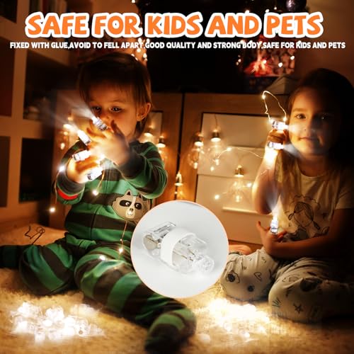 CALIFORNIA CADE 50-Pack White LED Finger Lights: Party Favors & Classroom Prizes