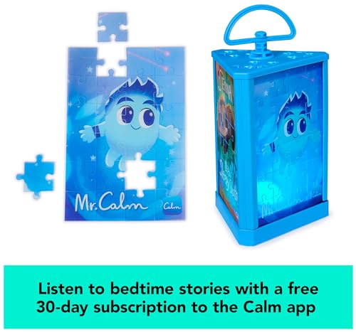 Calm App Glowing Lantern Puzzle: 3x24-Piece Jigsaw with 30-Day Subscription for Relaxation, Ages 5+