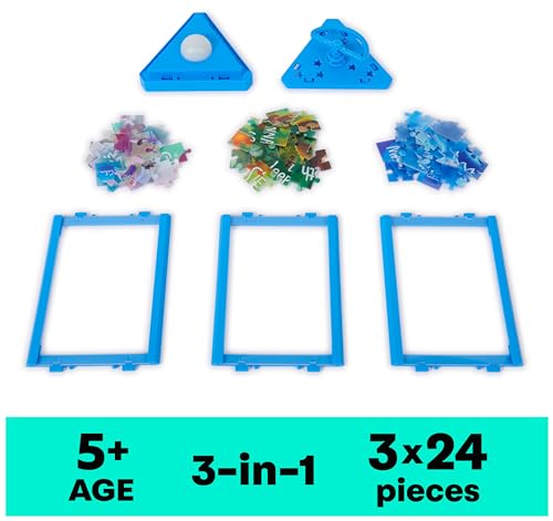 Calm App Glowing Lantern Puzzle: 3x24-Piece Jigsaw with 30-Day Subscription for Relaxation, Ages 5+