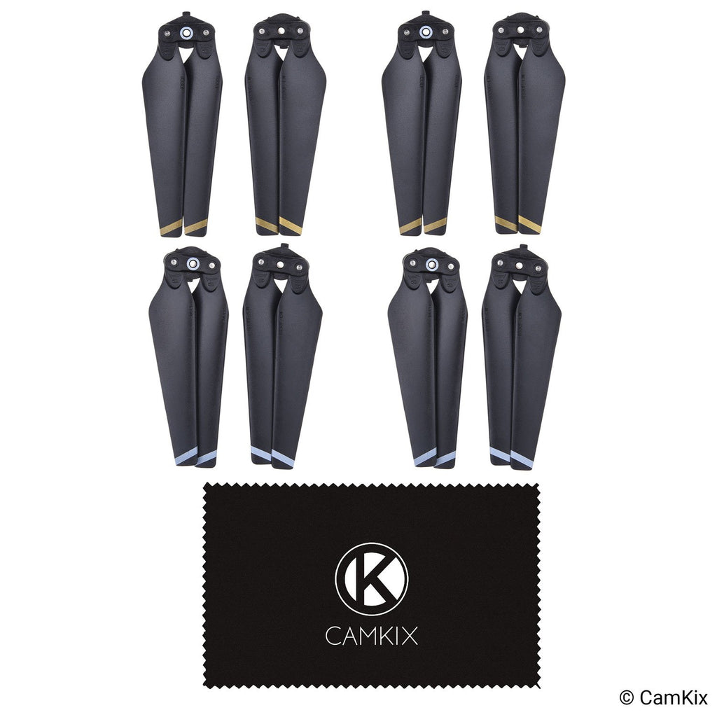 CamKix Propellers for DJI Mavic Pro – 8 Blades, Quick Release, Flight Tested