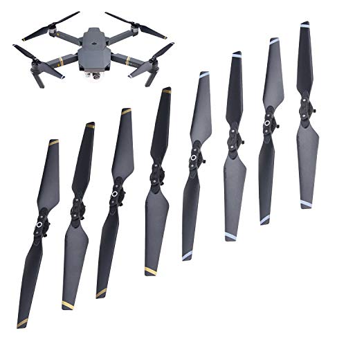 CamKix Propellers for DJI Mavic Pro – 8 Blades, Quick Release, Flight Tested