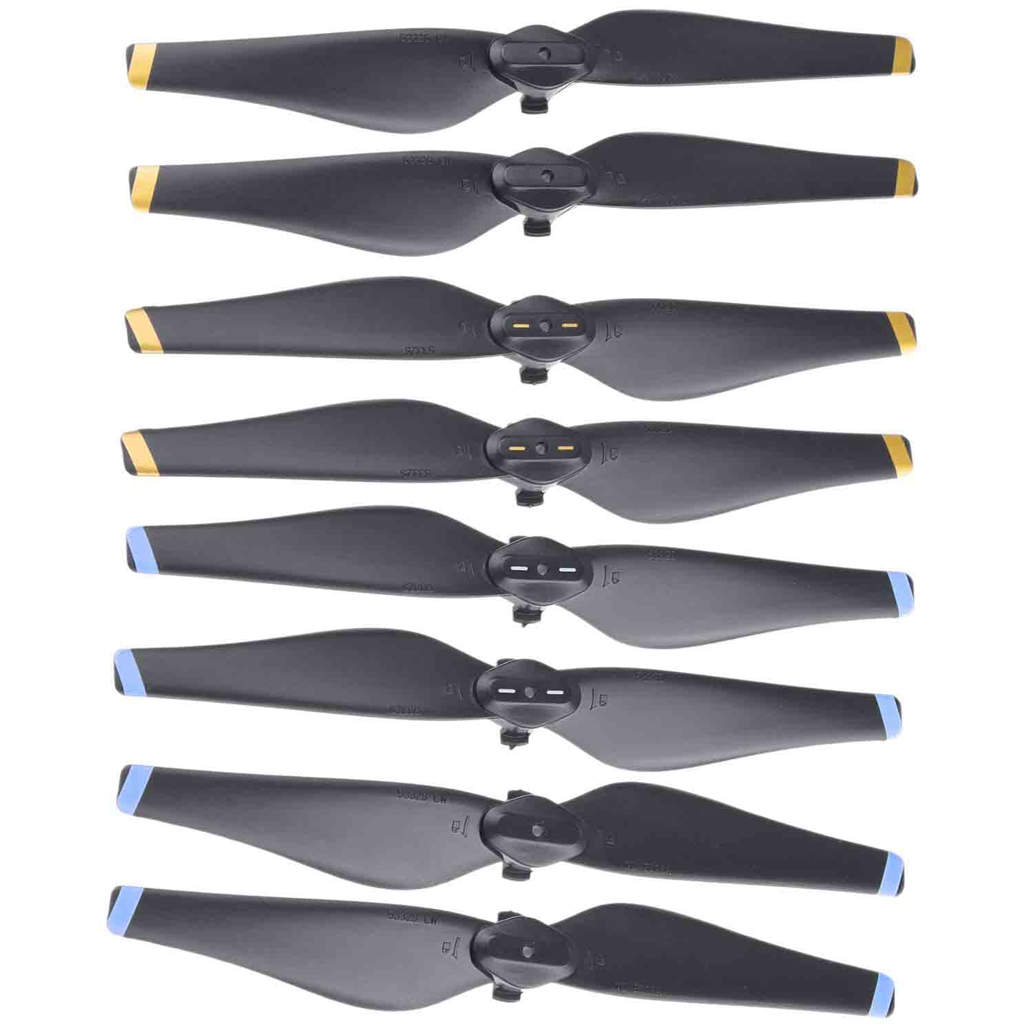 CamKix Replacement Propeller Kit for DJI Mavic Air – 2 Sets (8 Blades Each) – Black