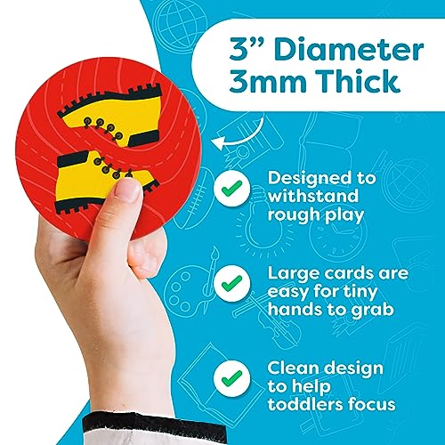 Camping Memory Game for Kids Ages 4-8 – 32-Piece Matching Game with Sturdy Cards