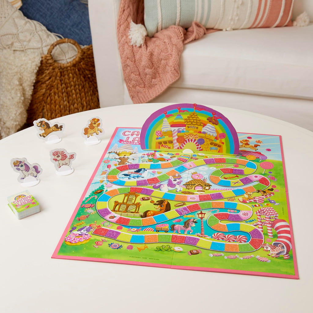 Candy Land Unicorn Edition: No-Reading Preschool Board Game for Ages 3+ (Amazon Exclusive)