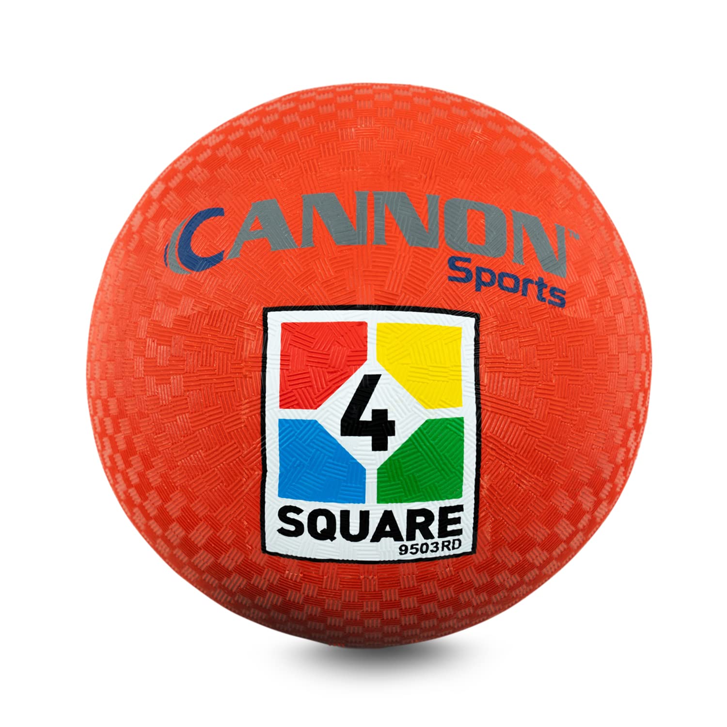 Cannon Sports 8.5-Inch Red Playground Ball – Nylon-Wound Rubber for Kickball, Handball & Dodgeball