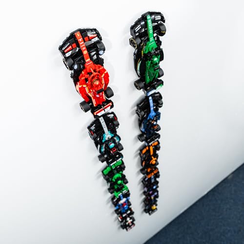 Capricorn Goods Wall Mount Hooks for Speed Champions 8-Wide Cars – 12 Pack, Black, 3D Printed UK