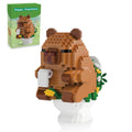 Capybara Mini Building Blocks Set – Humorous Capybara Riding Pig, Fun Assembly Toy for Kids 8+ and Adults