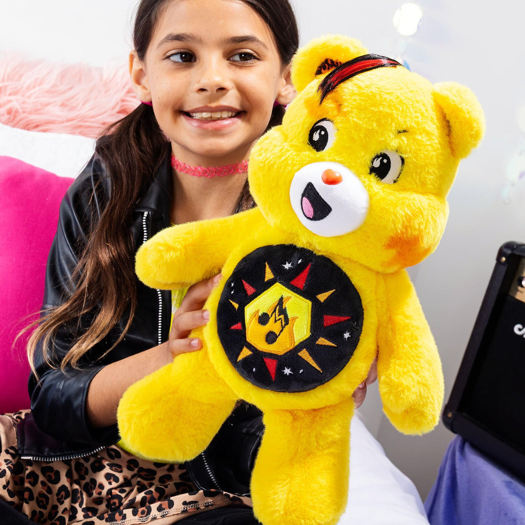 Care Bears Rock-a-Lot Funshine Bear 14" Plush - Amazon Exclusive
