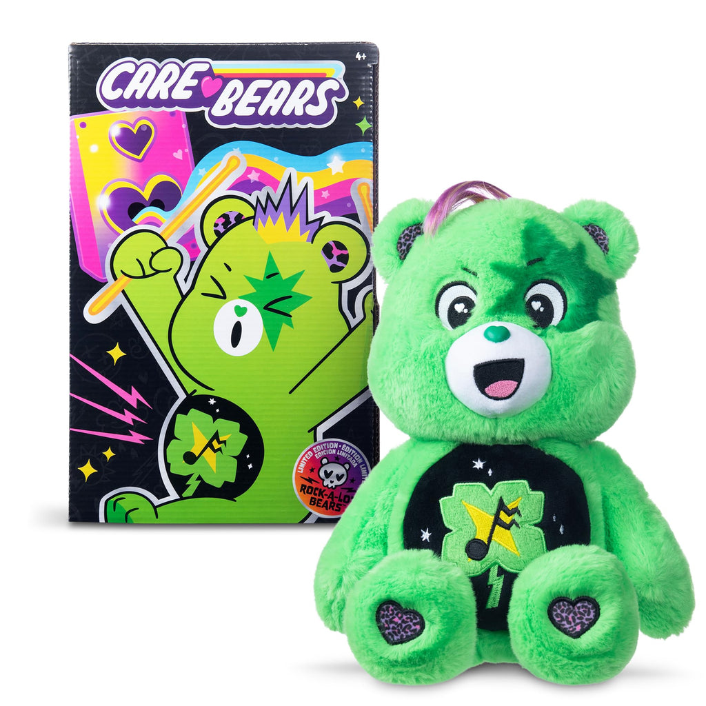 Care Bears Rock-a-Lot Good Luck Bear 14" Plush - Amazon Exclusive Collectible