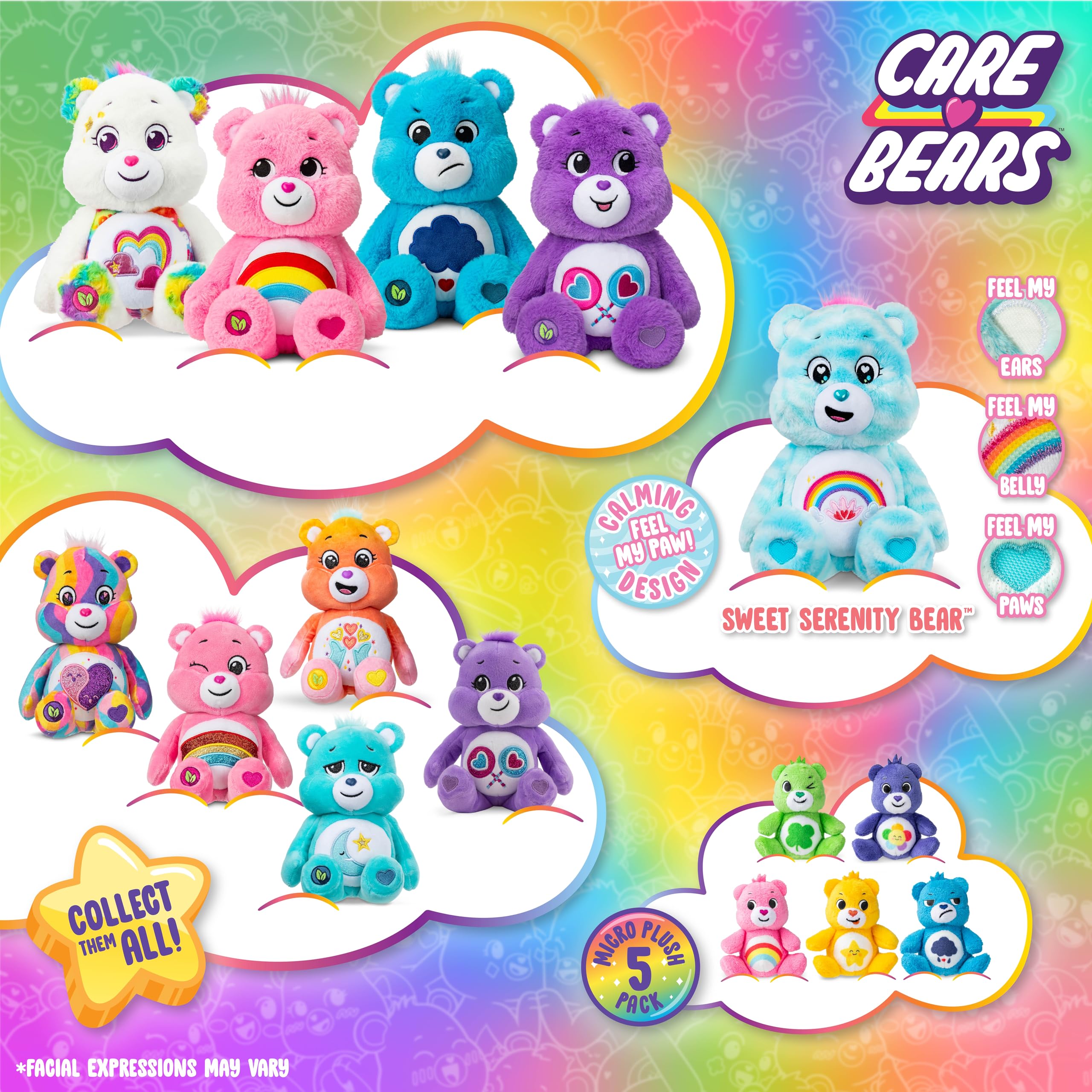 Care Bears Rock-a-Lot Good Luck Bear 14" Plush - Amazon Exclusive Collectible