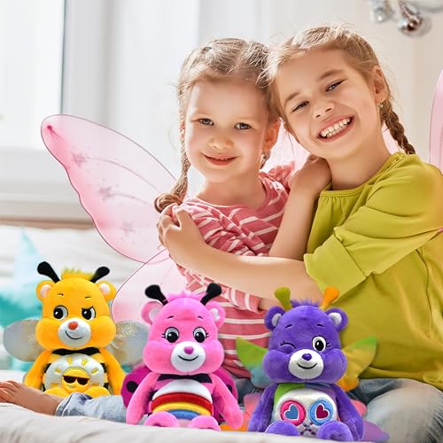 Care Bears Spring Cheer Bear Ladybug Plush - 9 Inch Soft Toy for Ages 4+