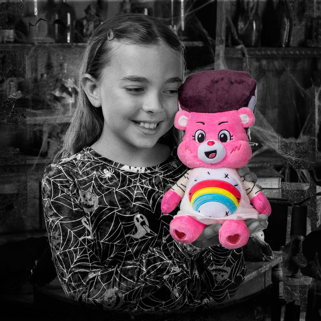 Care Bears Universal Monsters Cheer Bear as Bride of Frankenstein 9" Plush - Soft & Collectible