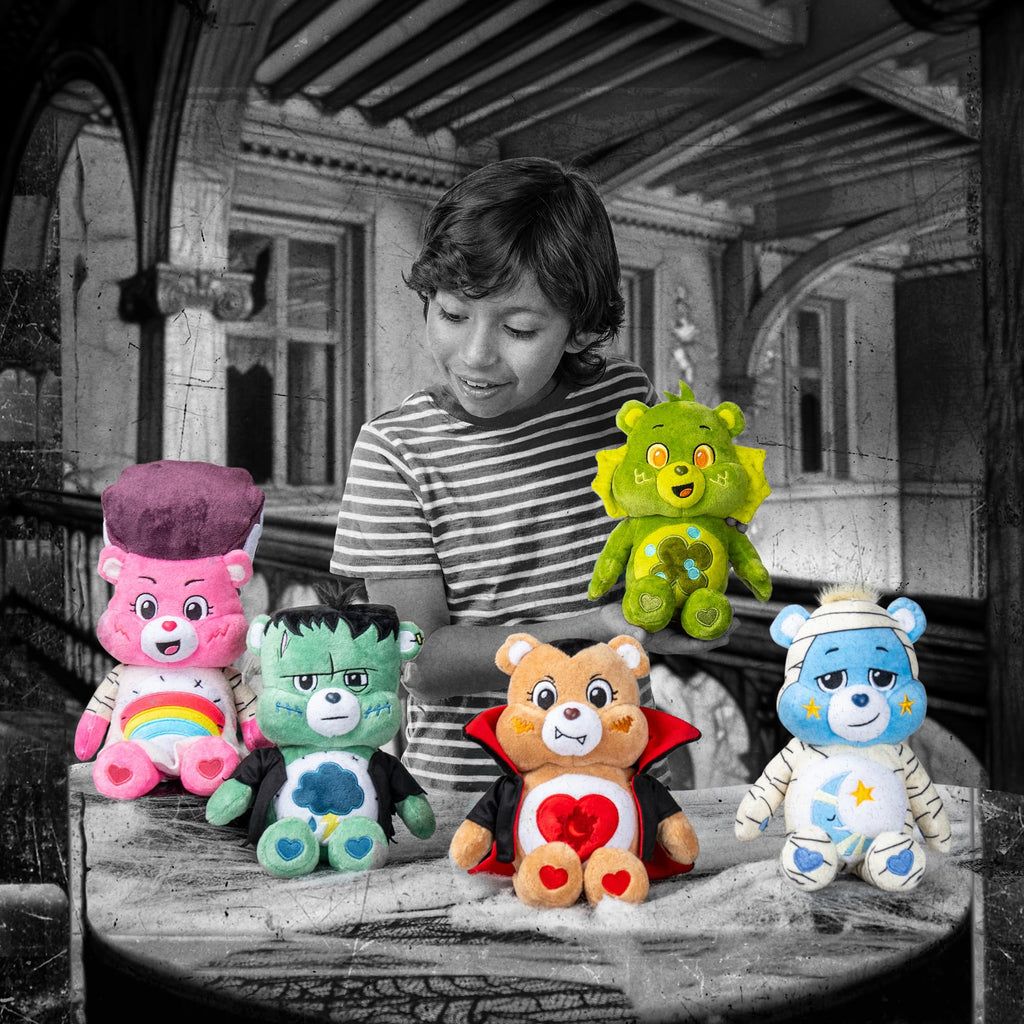 Care Bears Universal Monsters Cheer Bear as Bride of Frankenstein 9" Plush - Soft & Collectible
