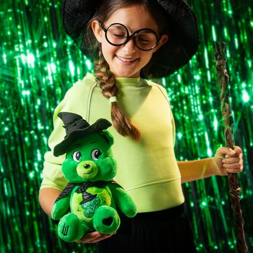 Care Bears x Wicked Fun Size Plush – Good Luck Bear as Elphaba, 9-Inch Collectible