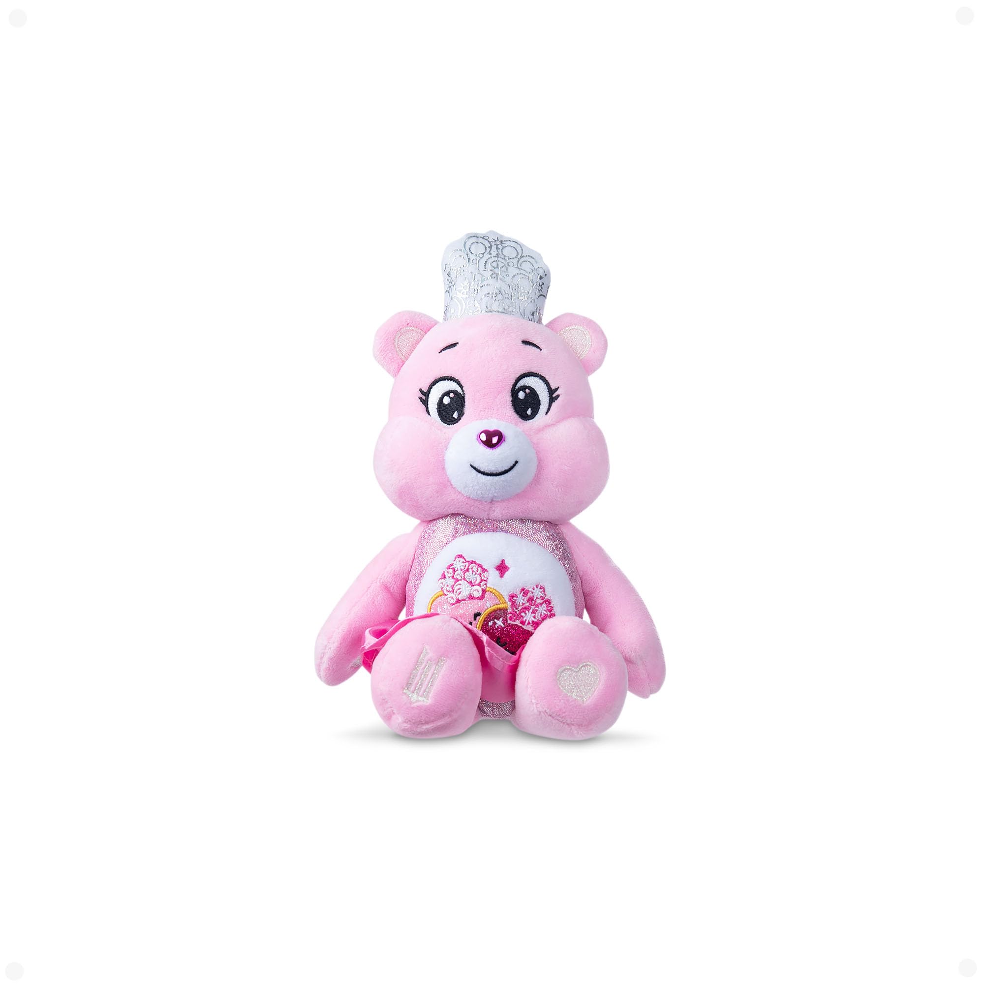 Care Bears x Wicked Fun Size Plush: Love-a-Lot Bear as Glinda (9 inches)