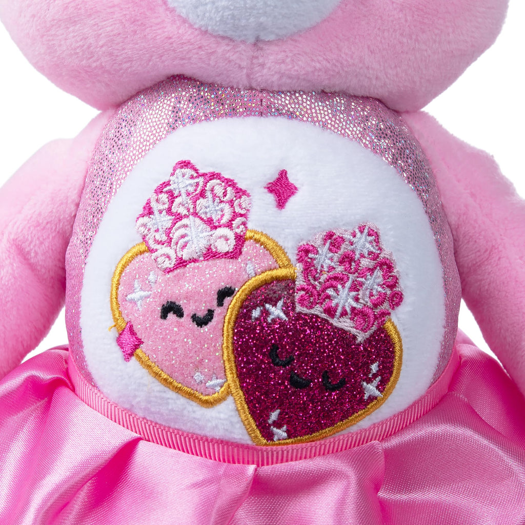 Care Bears x Wicked Fun Size Plush: Love-a-Lot Bear as Glinda (9 inches)