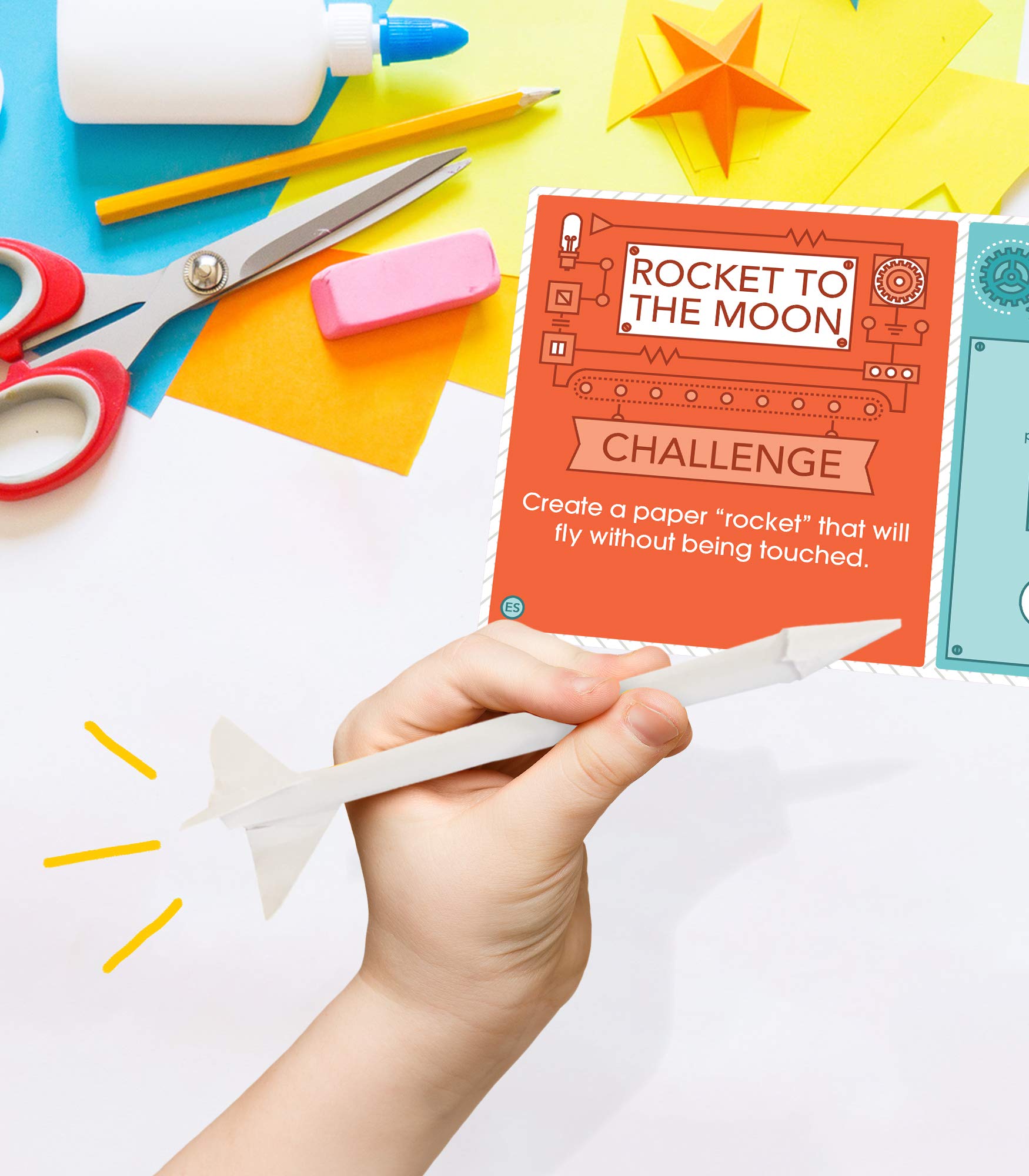 Carson Dellosa STEM Challenges Learning Cards for Kids Ages 7-10: 30 Hands-On Physical, Life, Earth & Space Science Activities