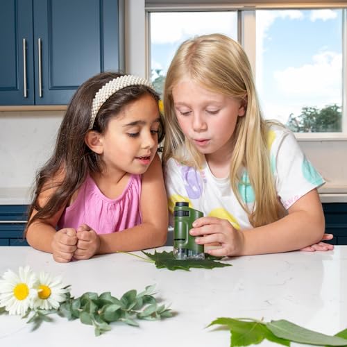 Carson MicroBrite MM-24 20x-40x Zoom LED Pocket Microscope with Slides & Stand