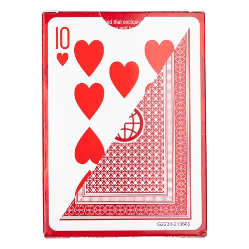 Cartamundi Classic Playing Cards 12 Pack – Standard Index Poker Decks (6 Red, 6 Blue)