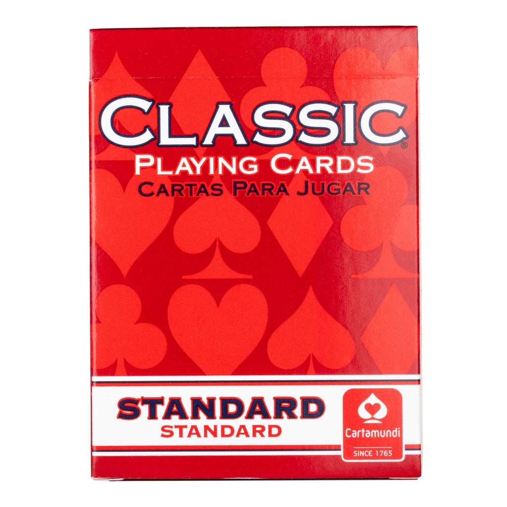 Cartamundi Classic Playing Cards 12 Pack – Standard Index Poker Decks (6 Red, 6 Blue)