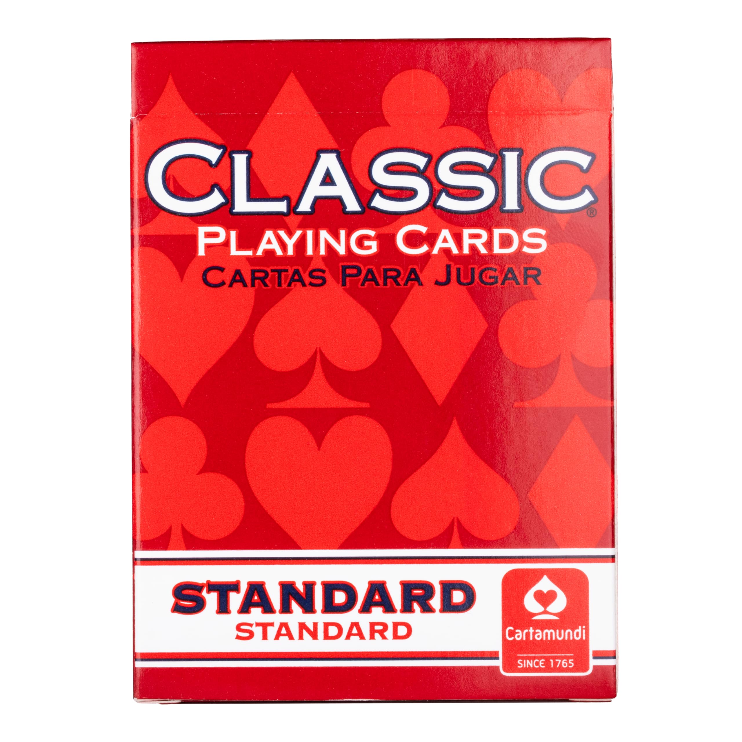 Cartamundi Classic Playing Cards 12 Pack – Standard Index Poker Decks (6 Red, 6 Blue)