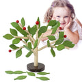 Carykon Wooden Tree Building Blocks - DIY Assembling Puzzle Toy for Ages 3+ (Green)