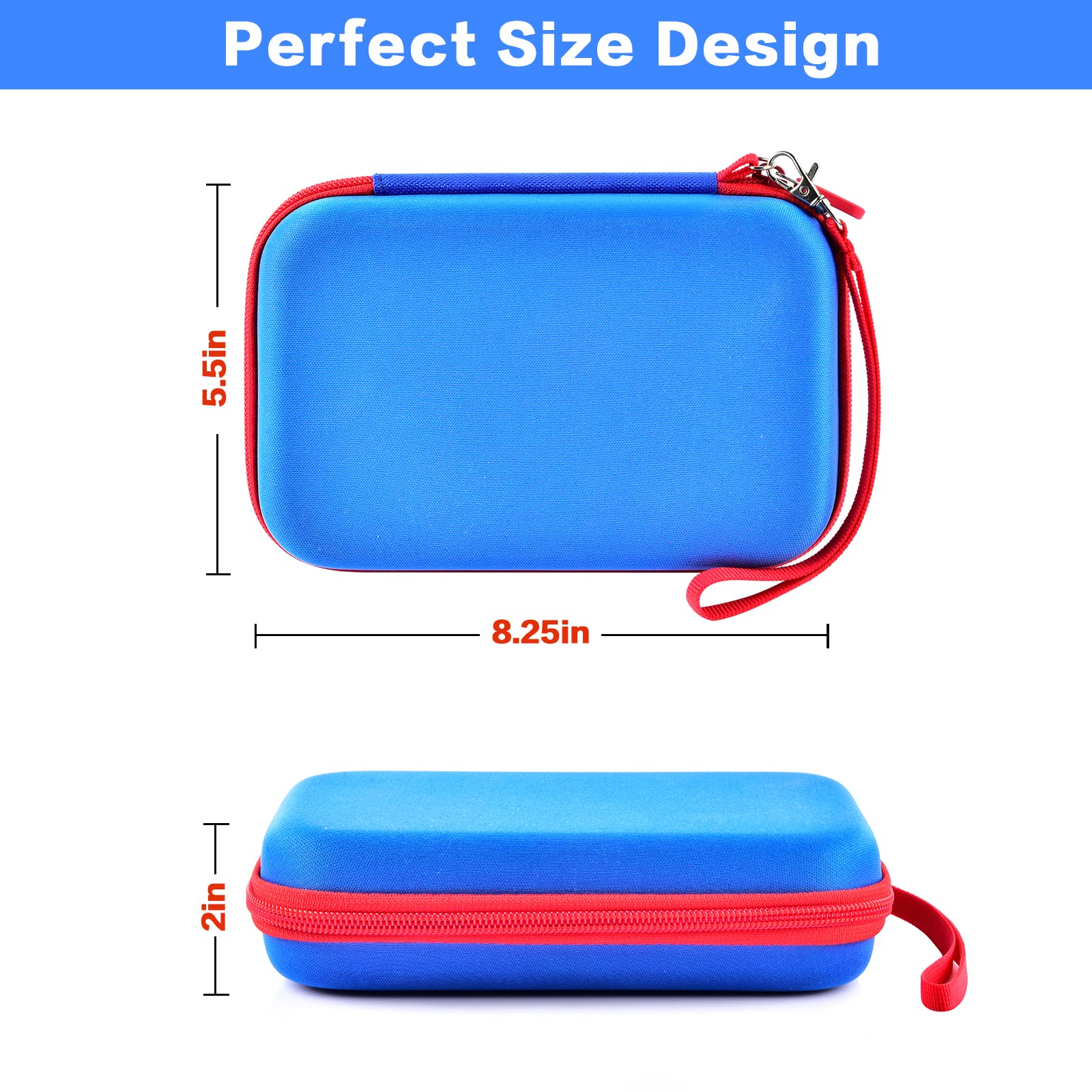 casmilee Blue Hard EVA Storage Case for Giiker Super Slide Brain Games
