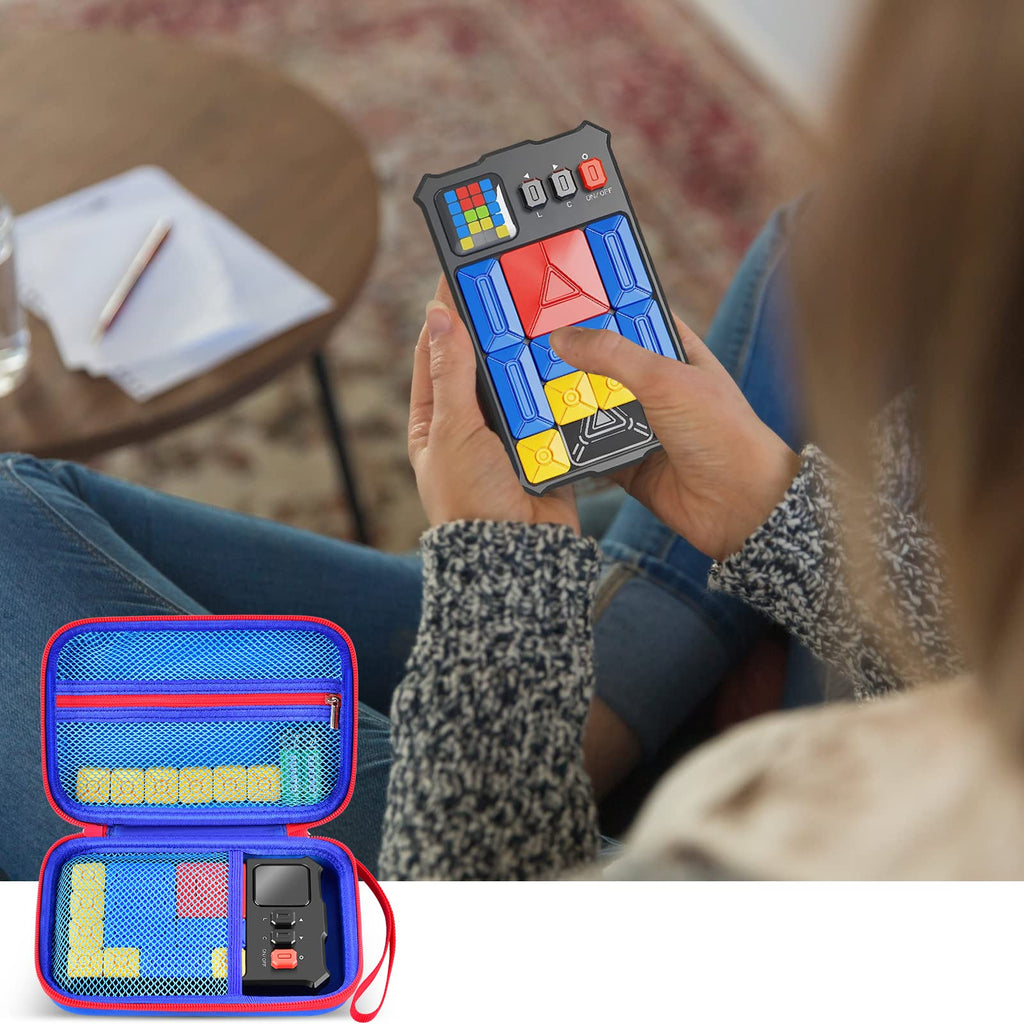 casmilee Blue Hard EVA Storage Case for Giiker Super Slide Brain Games