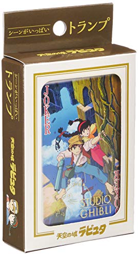 Castle in the Sky Playing Cards – Official Studio Ghibli Deck with Movie Scenes & Lockable Case