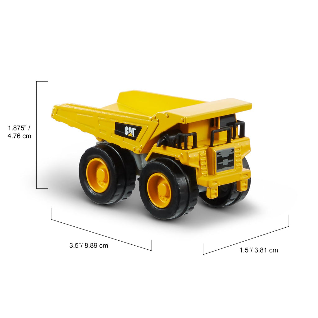 CAT Construction Die Cast Metal 3-Pack: Dump Truck, Cement Mixer, Grader – Ages 3+