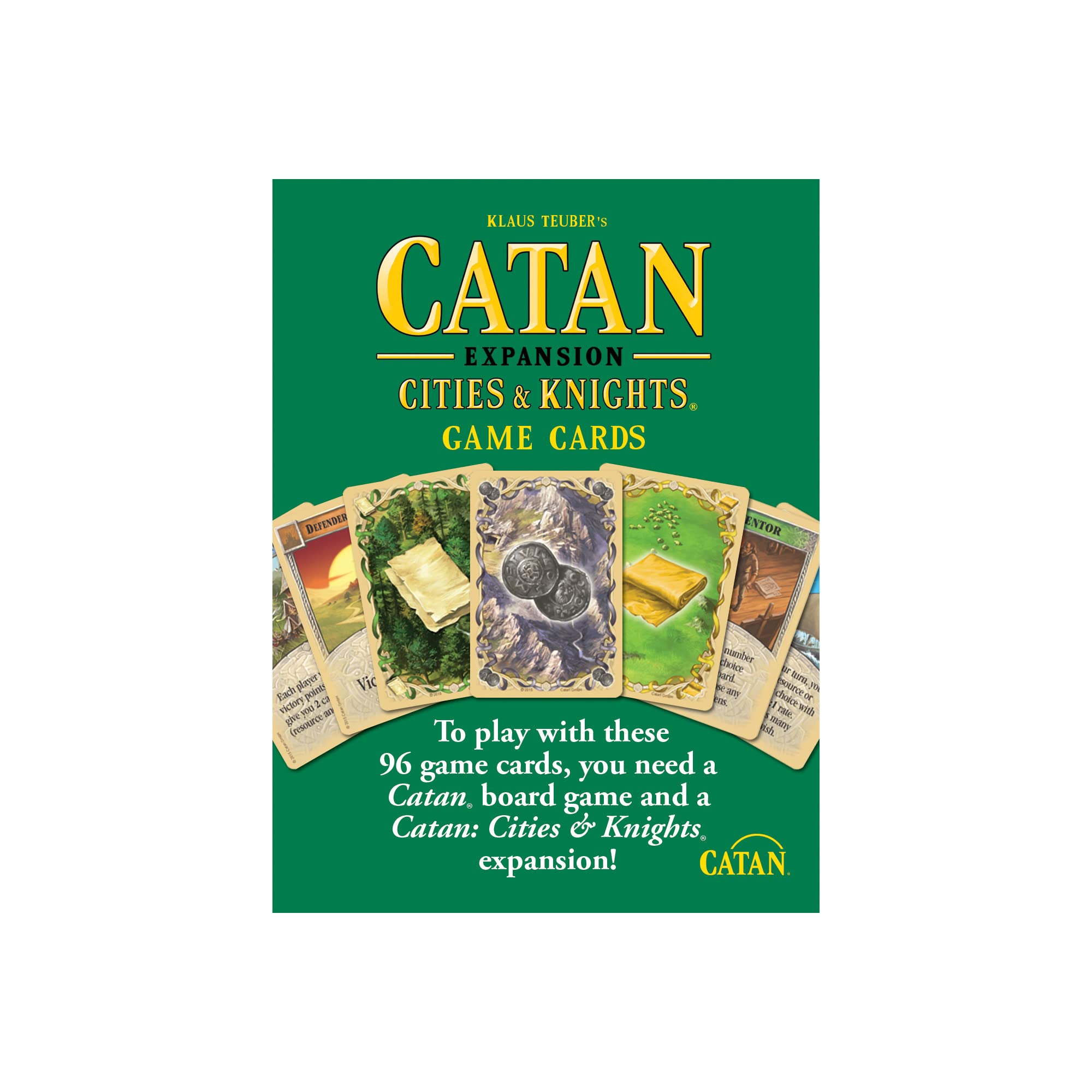 CATAN Cities & Knights Replacement Cards – Complete Set of 95 Game Cards for Board Game Expansion