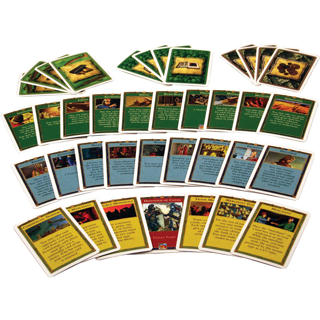 CATAN Cities & Knights Replacement Cards – Complete Set of 95 Game Cards for Board Game Expansion