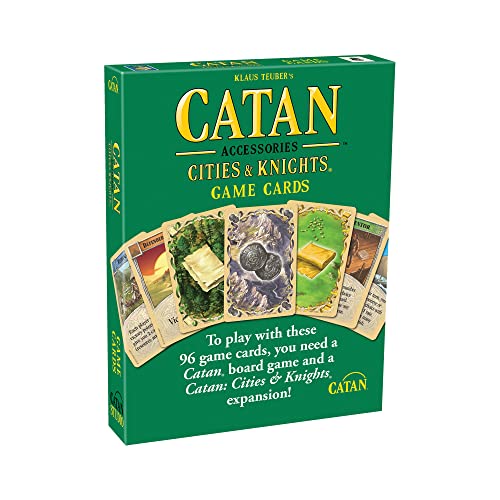 CATAN Cities & Knights Replacement Cards – Complete Set of 95 Game Cards for Board Game Expansion