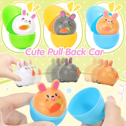 CatchCute Interactive Easter Plush Bunny Toy for Kids – Remote Control Walking, Sound, and Wiggling Ears with 3 Pull-Back Eggs