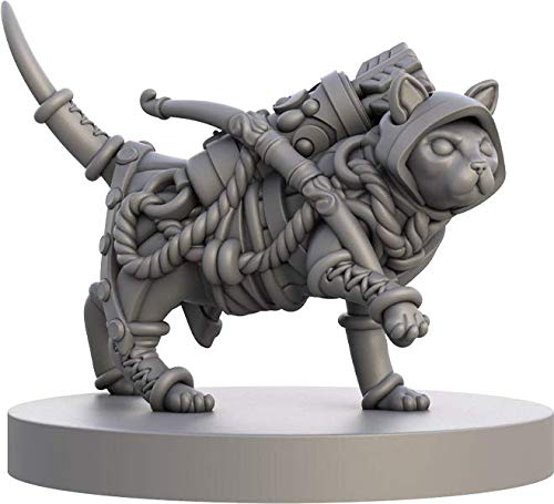 Cats and Catacombs Volume 1 Miniatures: 6 Cat Adventurers for 5E RPGs - Steamforged Games