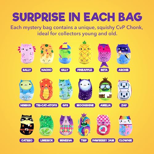 Cats vs Pickles CvP Chonk Mystery Bag Wave 6 – 6-Inch Gold Edition Plush Toy