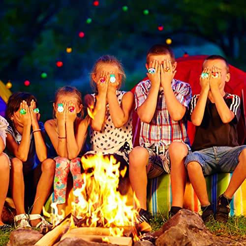 CCINEE 24-Pack LED Animal Light-Up Rings with 3 Flashing Modes - Glow Party Favors & Prizes