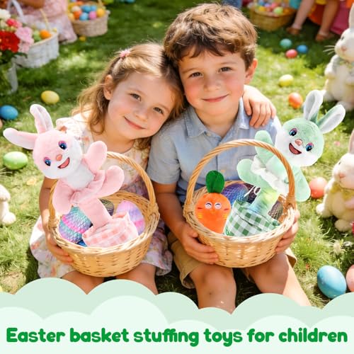 Cessfle Talking Dancing Easter Bunny Plush – 60+ Songs, Talk Back, Glowing LED, Gift for Toddlers