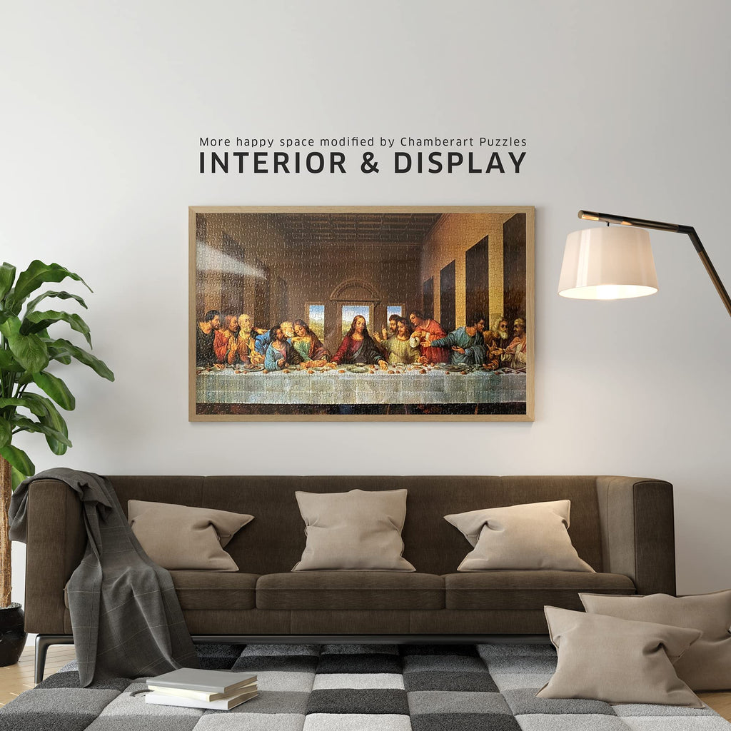 CHAMBERART The Last Supper Jigsaw Puzzle 1000 Pieces – Eco-Friendly Precision Cut