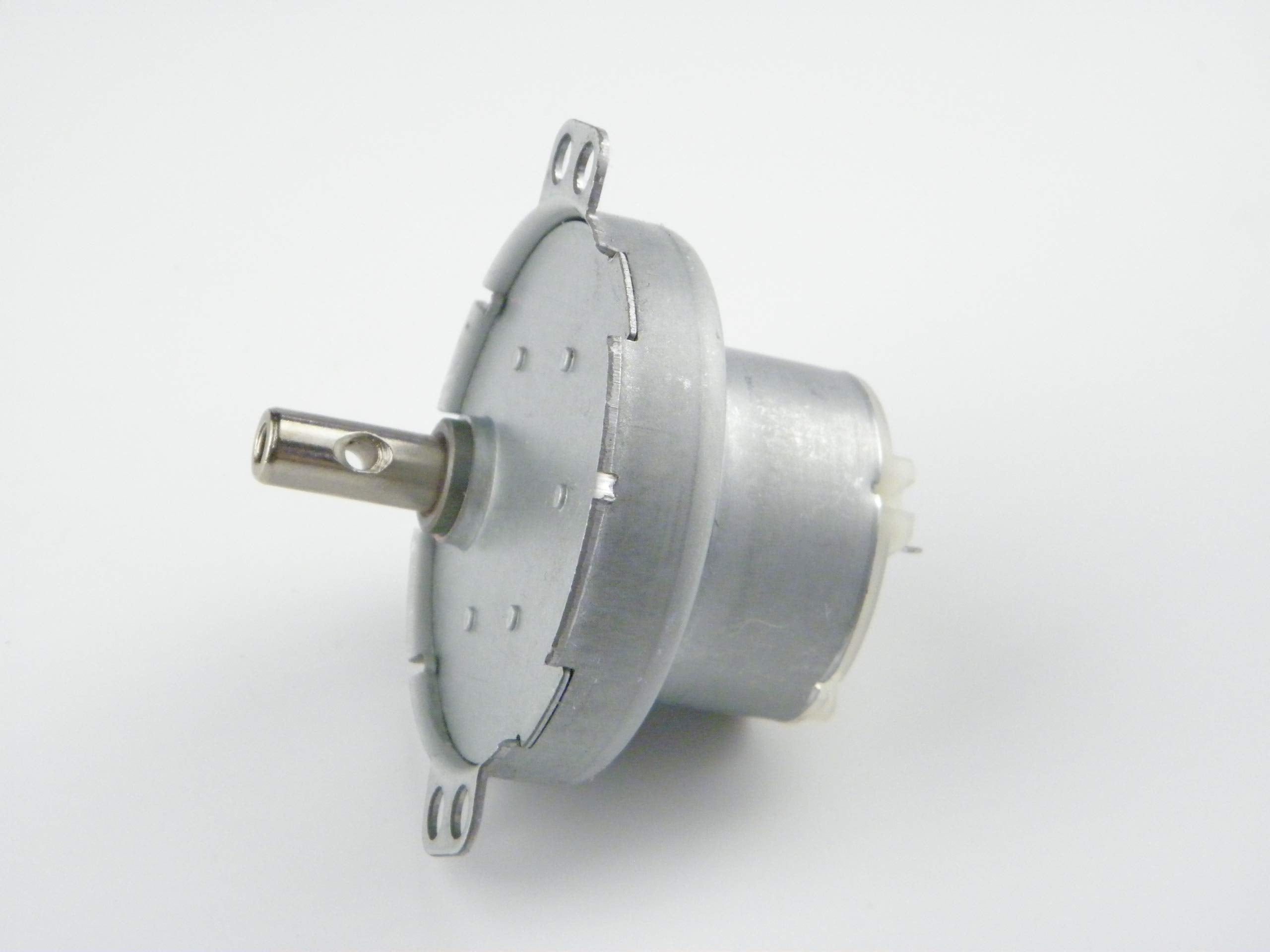 CHANCS JS-50 DC Geared Motor 6V 5RPM with POM Plastic Gears for Fans, Displays, and Vending Machines