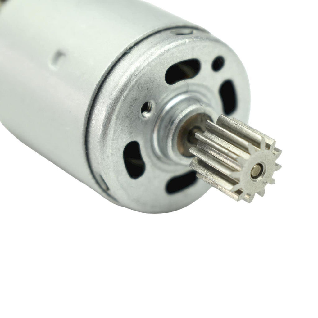 CHANCS RS390 12V 16000RPM 12-Tooth Gear Motor for Children's Electric Cars - Replacement for RS-380